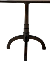 Art Deco Tilt-Top Table, Solid Walnut & Burl, Swedish Design, 1930s